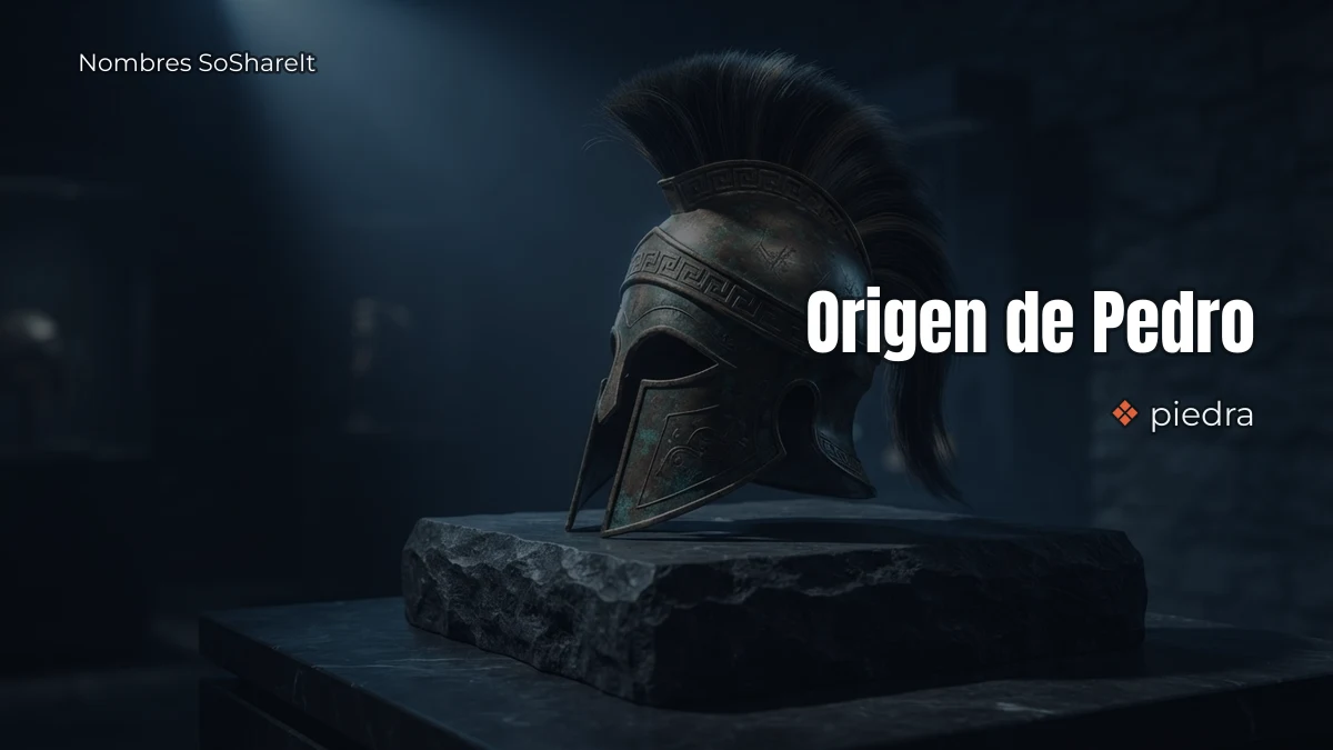 Origen y significado del nombre Pedro