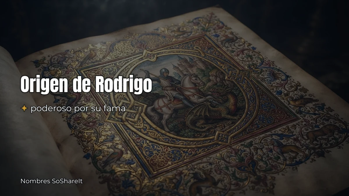 Origen y significado del nombre Rodrigo