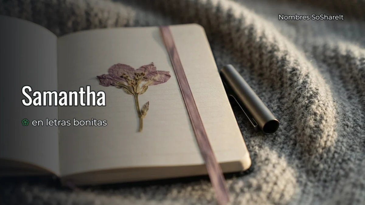 Samantha bonitas para copiar y pegar