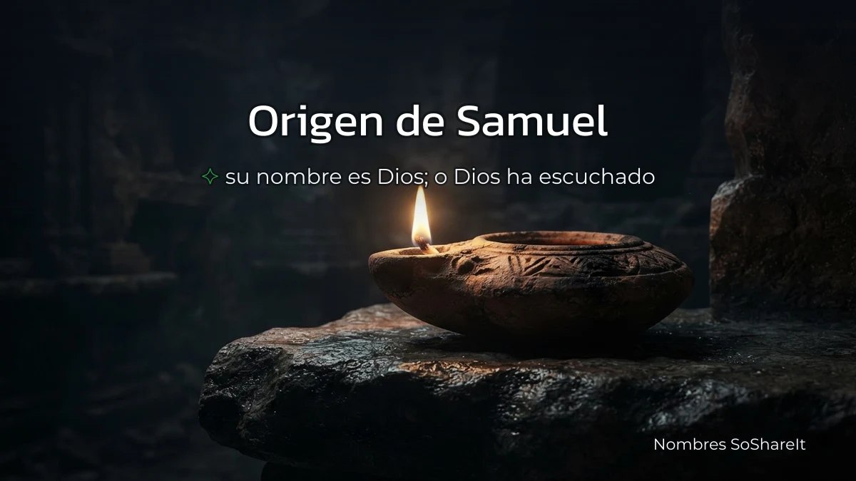 Origen y significado del nombre Samuel