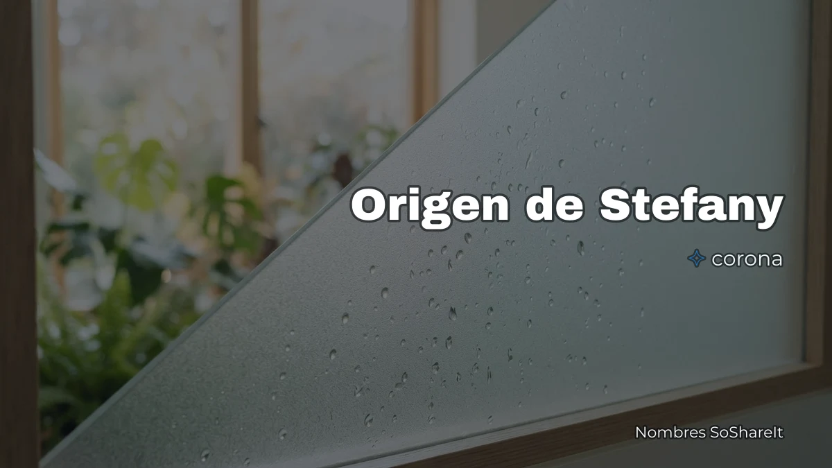 Origen y significado del nombre Stefany