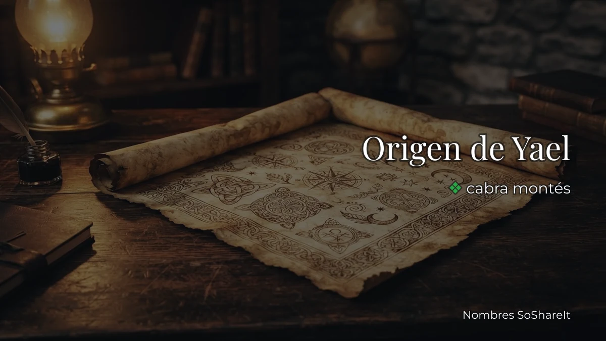 Origen y significado del nombre Yael