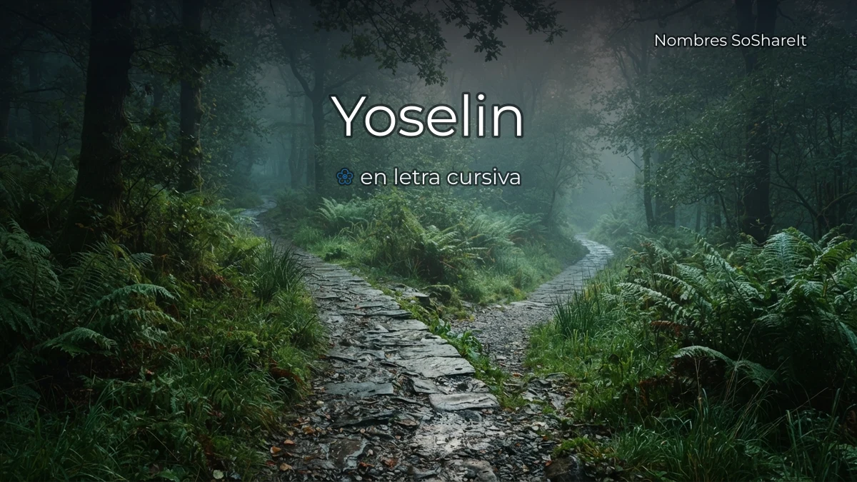 Yoselin cursiva para copiar y pegar
