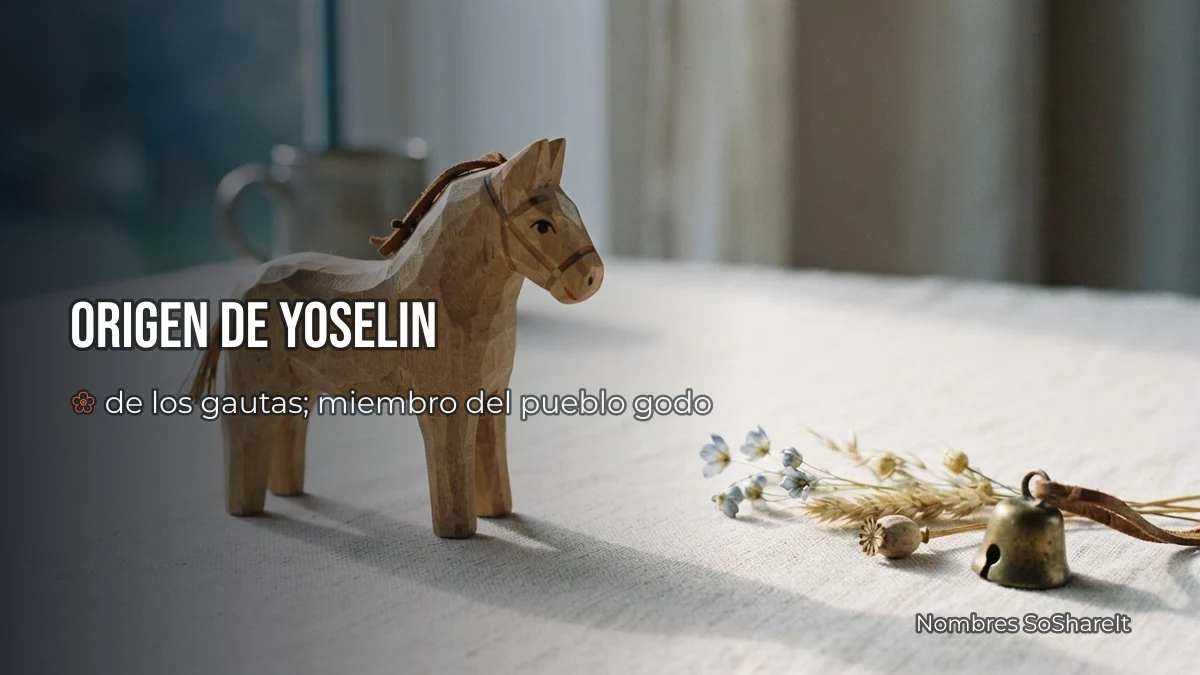 Origen y significado del nombre Yoselin